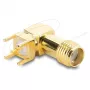 Adattatore per cavi DELOCK SMA oro — adattatore con connettori femmina SMA su SMA, finitura oro