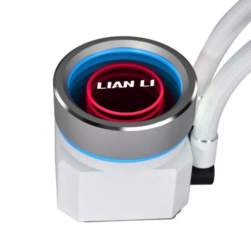 Dissipatore liquido all-in-one Lian Li Galahad II Trinity 12 cm bianco