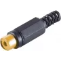Connettore femmina RCA ShiverPeaks BS51500-SG nero