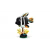 Giocattolo da costruzione LEGO Creator 3-in-1 animali selvatici set tucano tropicale 31173