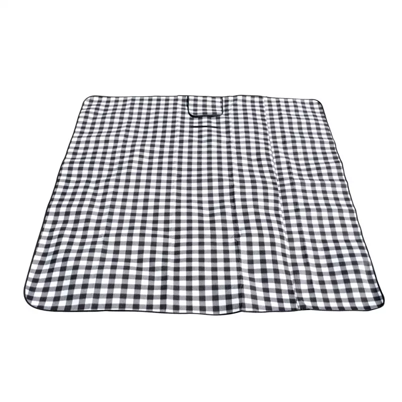 Coperta da picnic PROMIS KP250, verde a righe, 200 x 150 cm