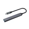 Hub USB 3.0 4 porte SAVIO AK-71 con host USB-C, 5000 Mbit/s, garanzia 2 anni