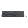 Logitech tastiera wireless touch K400 Plus - tastiera - wireless - 2,4 GHz - ceco - nero