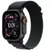 Smartwatch Apple Watch Ultra 3 GPS + Cellular 49mm cassa in titanio nero con cinturino Alpine Loop nero Large