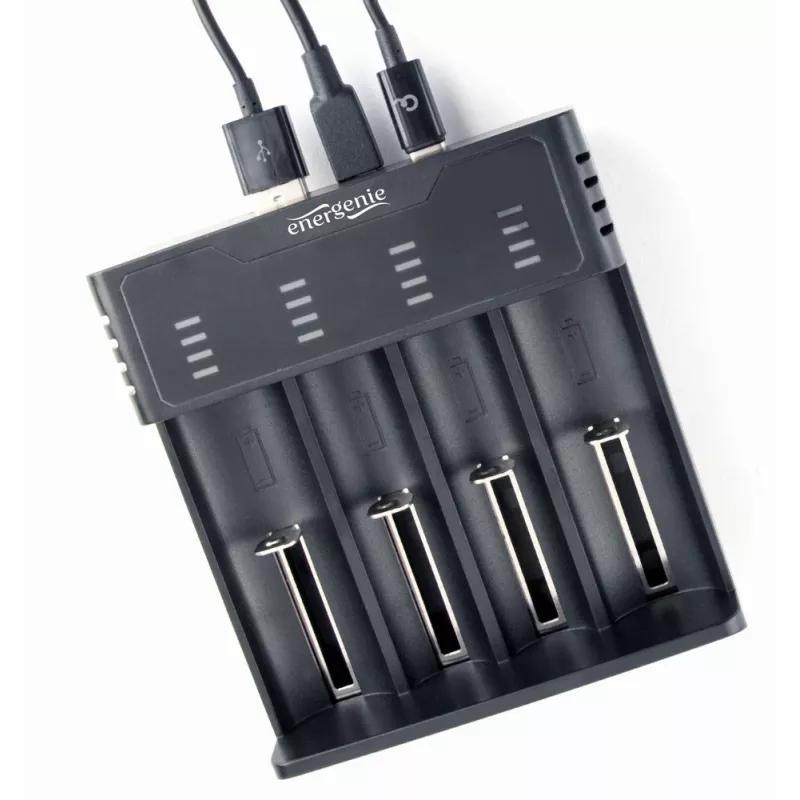 Caricabatterie Gembird BC-USB-02 USB litio-ioni NiCd NiMH