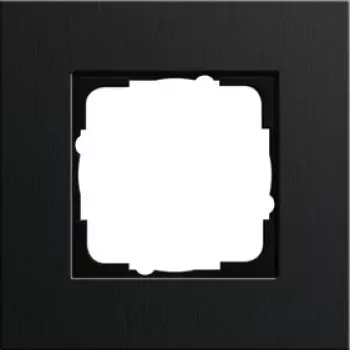 GIRA 0211126 placca a parete/copriinterruttore nero (0211126)
