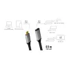 Cavo USB LogiLink USB 3.2 Gen 2 CUA0105 0,5 m USB-C nero grigio