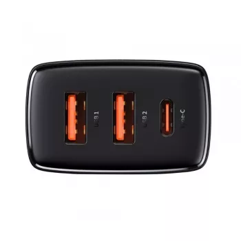 Baseus 30W Caricabatterie USB QC PD3.0 Type-C Caricabatterie rapido PD per iPhone 17 16 15 14 13 12 Pro Max Xiaomi Samsung