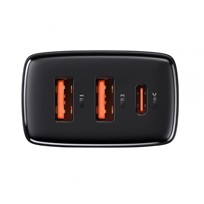 Baseus 30W Caricabatterie USB QC PD3.0 Type-C Caricabatterie rapido PD per iPhone 17 16 15 14 13 12 Pro Max Xiaomi Samsung
