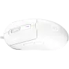 LORGAR MSA10, mouse gaming Ultralight Wired Advanced, bianco