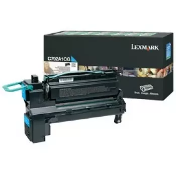 Cartuccia toner Lexmark C792A1CG 30000 pagine ciano