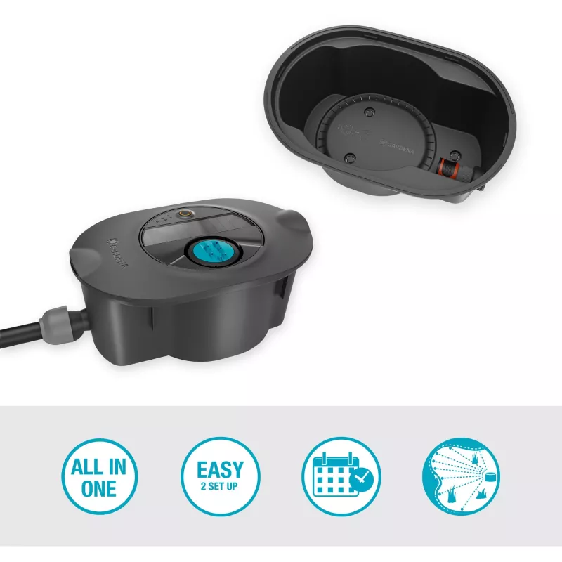 Irrigatore circolare Gardena AquaPrecise nero verde 1 pz.