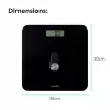 Bilancia pesapersone digitale Salter 9224 BK3RFEU16 Eco Power nero