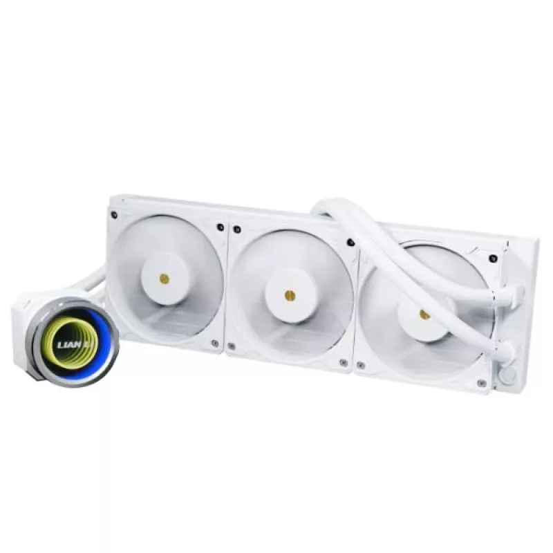 Dissipatore liquido all-in-one Lian Li Galahad II Trinity 12 cm bianco