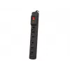 Ciabatta ARMAC Multi M6 con protezione da sovratensione, 6 prese, cavo 10 m, nero