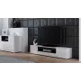 Mobile TV Cama VIVA 180 bianco/bianco lucido + nero