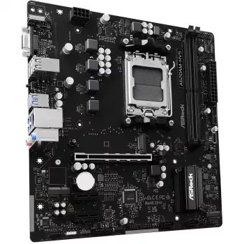 Scheda madre ASRock A620AM-HVS Micro ATX — chipset AMD A620A, socket AM5, DDR5, 2 DIMM, fino a 128 GB, HDMI 2.1, M.2 2280