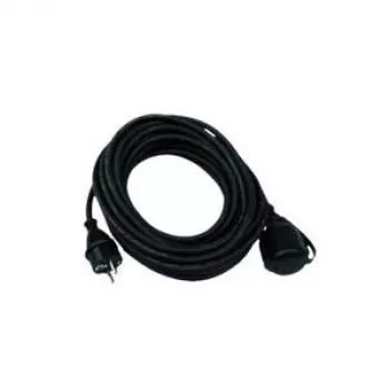 Prolunga elettrica REV 0065259 25 m 1 presa AC per esterni nero