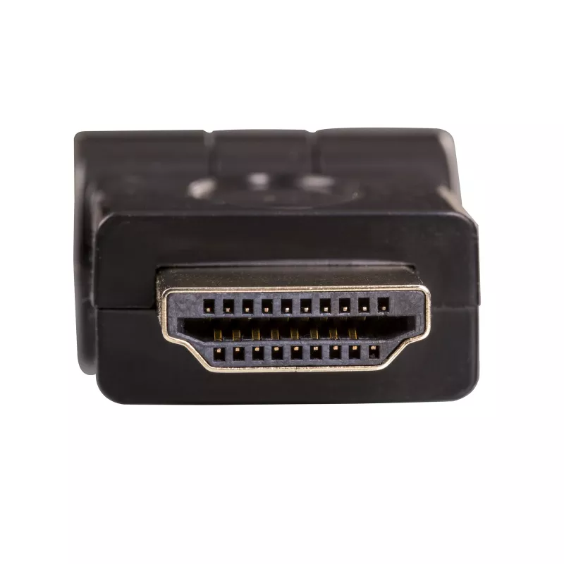 Adattatore angolare girevole 180° Akyga AK-AD-40 da HDMI (M) a HDMI (F), nero
