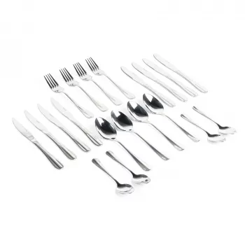 Set di posate Salter BW086282EU7 — 20 pezzi in acciaio inox, lavabili in lavastoviglie