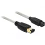 Cavo FireWire DeLOCK 82595 1 m grigio connettore maschio/connettore maschio