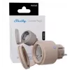 Shelly Wave Outdoor Plug S LR presa smart per esterno, Z-Wave Long Range, IP44, 230 V, 12 A, 2500 W, misurazione energia, SmartStart, OTA, LED, mocha