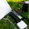Inverter Green Cell INV12 3000 W 12 V a 230 V, 50 Hz, 1 USB, raffreddamento attivo, nero