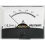Voltcraft AM-60X46/1A/DC Strumento di misura da incasso AM-60X46/1A/DC 1 A con equipaggio mobile a bobina (AM-60X46/1A/DC)