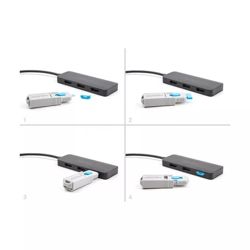 Port Blocker DeLOCK HDMI connettore femmina confezione da 10 blu
