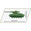Set di costruzione Cobi modello carro armato T-34-85 — 110 pezzi, età 6+, verde