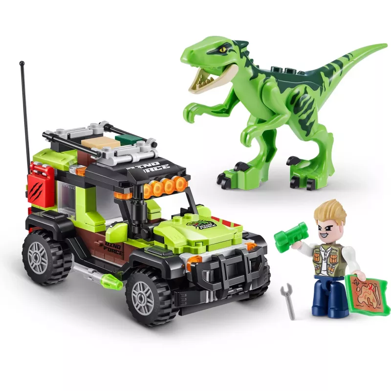 MAX - Dino Adventure Raptor Force, giocattolo da costruzione
