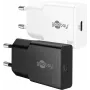Goobay 75727 - caricabatterie USB 20 W 1x USB-C GaN sottile nero (75727)