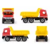 Camion ribaltabile giocattolo Lena Actros 62 cm carrello singolo marrone