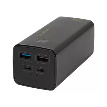 Powerbank portatile BLOW PB20G 20000mAh PD 65W, ingresso/uscita USB-C, 2 uscite USB-A, nero
