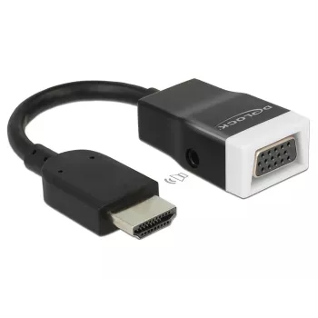 Adattatore per cavo video HDMI Type A VGA D-Sub + 3,5 mm DeLOCK 65587