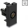 Delock 90960 modulo Easy 45 BNC femmina, nero