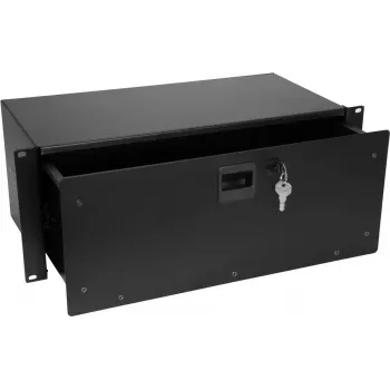 Cassetto rack Omnitronic SN-4 4U con serratura — cassetto rack 4U per riporre apparecchiature