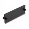 Copertura cieca in fibra ottica DeLOCK nero 109 mm metallo