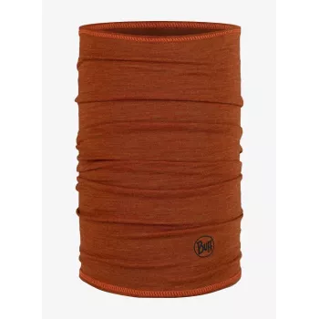 Buff scaldacollo multifunzionale leggero in lana merino - cannella