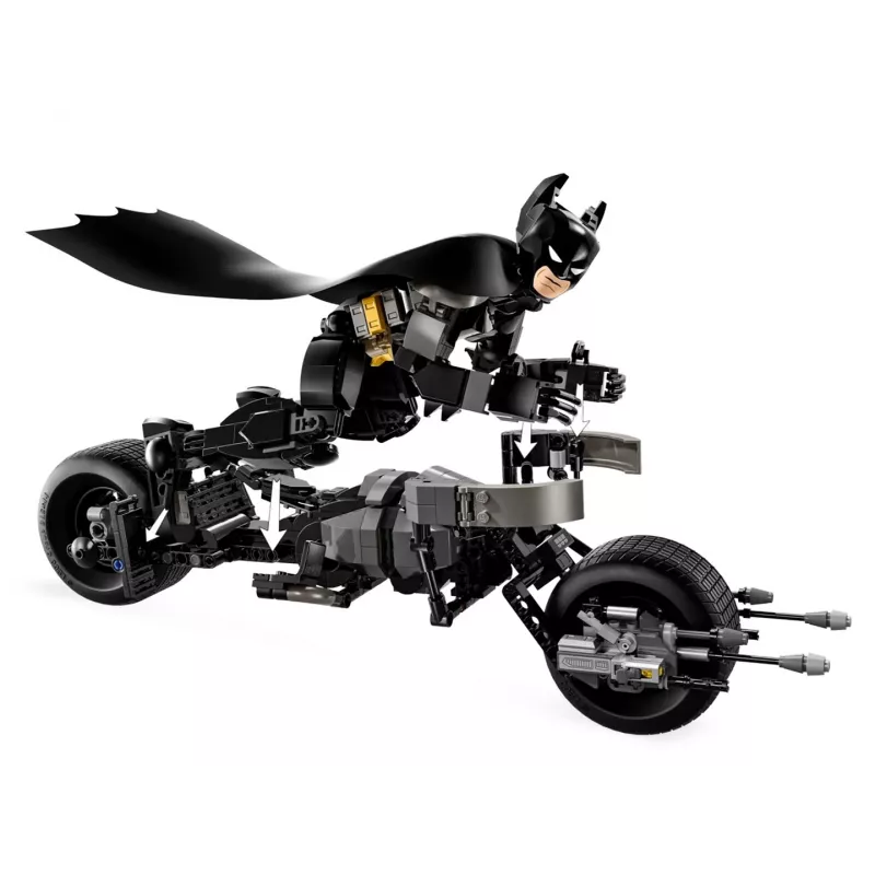 LEGO® DC Batman™: figura costruibile di Batman e moto 76273