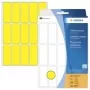 HERMA - Etichette adesive permanenti - giallo - 20 x 50 mm 480 etichette (32 fogli x 15) (2411)