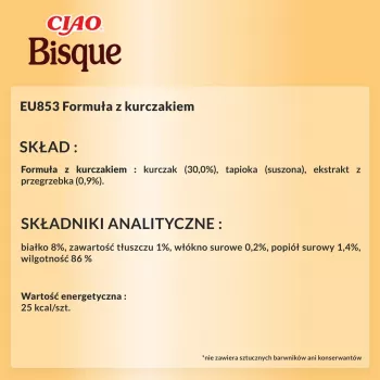 Cibo umido per gatti Inaba Foods CIAO zuppa densa di pollo 40 g bustina
