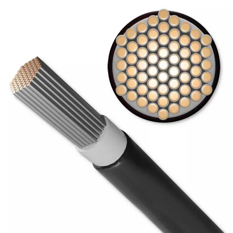 Qoltec 53853 Cavo solare fotovoltaico | 6mm² | 100m | nero