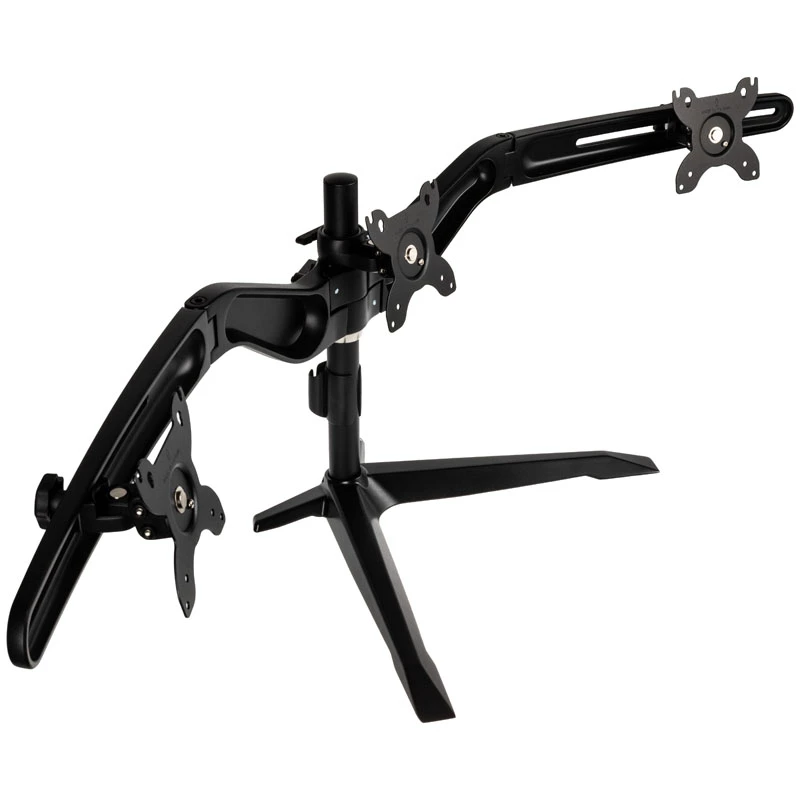 SilverStone SST-ARM31BS supporto a braccio per tre monitor, nero
