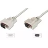 Digitus ASSMANN - Cavo prolunga seriale - DB-9 (M) - DB-9 (F) - 3 m - stampato, viti a testa zigrinata - beige (AK-610203-030-E)