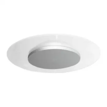 Synergy 21 Plafoniera LED rotonda trasparente 18W RL ww