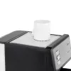 Jata JECA2525 macchina per caffè espresso, 20 bar, 850 W, serbatoio dell'acqua da 1,8 l, tubo vapore, nero / acciaio inox