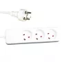 Prolunga elettrica Garbot 24155123-5EE 5 m 3 prese AC per interni bianco