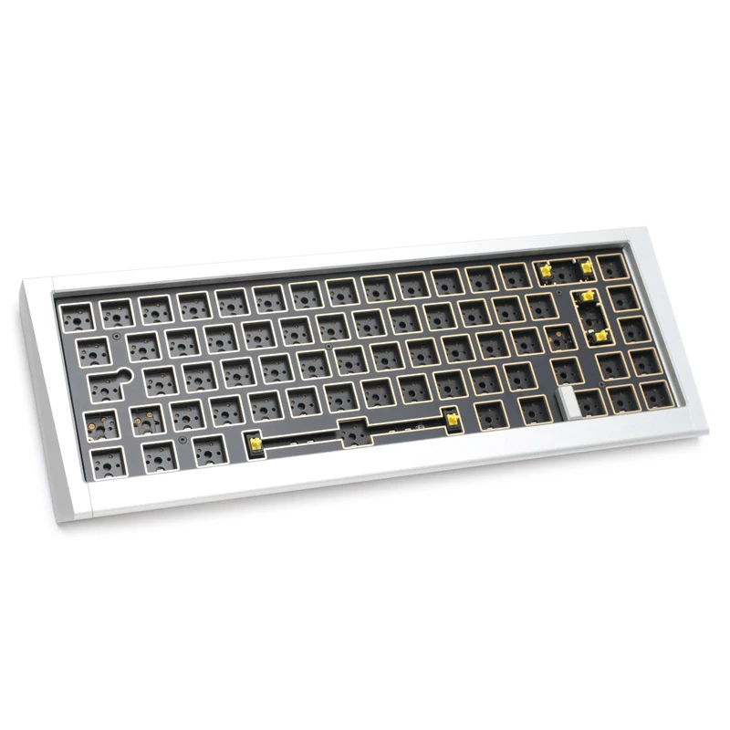 Ducky Outlaw 65 tastiera universale USB argento meccanica RGB LED