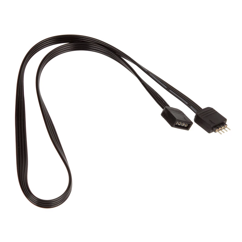 Akasa AK-CBLD01-50BK cavo di prolunga per strip LED, 50 cm, nero